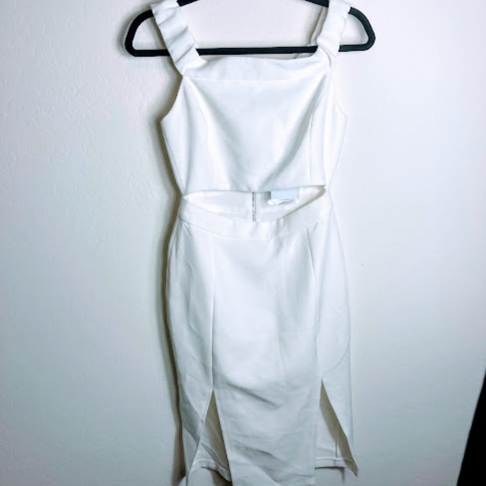 Endless Rose Bodycon White Dress NWT Size S